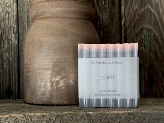 Merlot Goat's Milk Soap